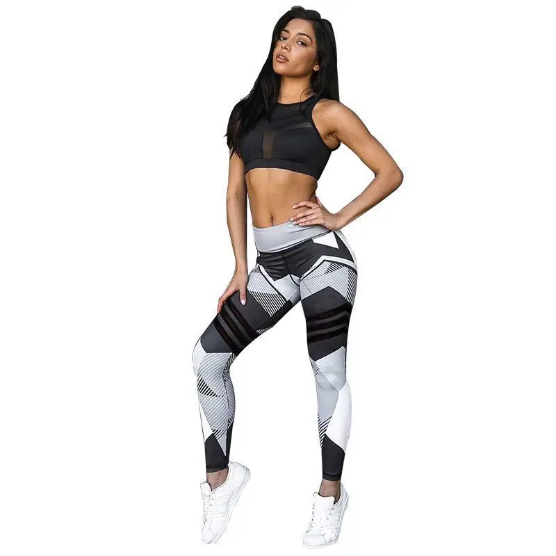 Новый 2017 Для женщин леди Activewear розовый леггинсы на весну и зиму светло-серые