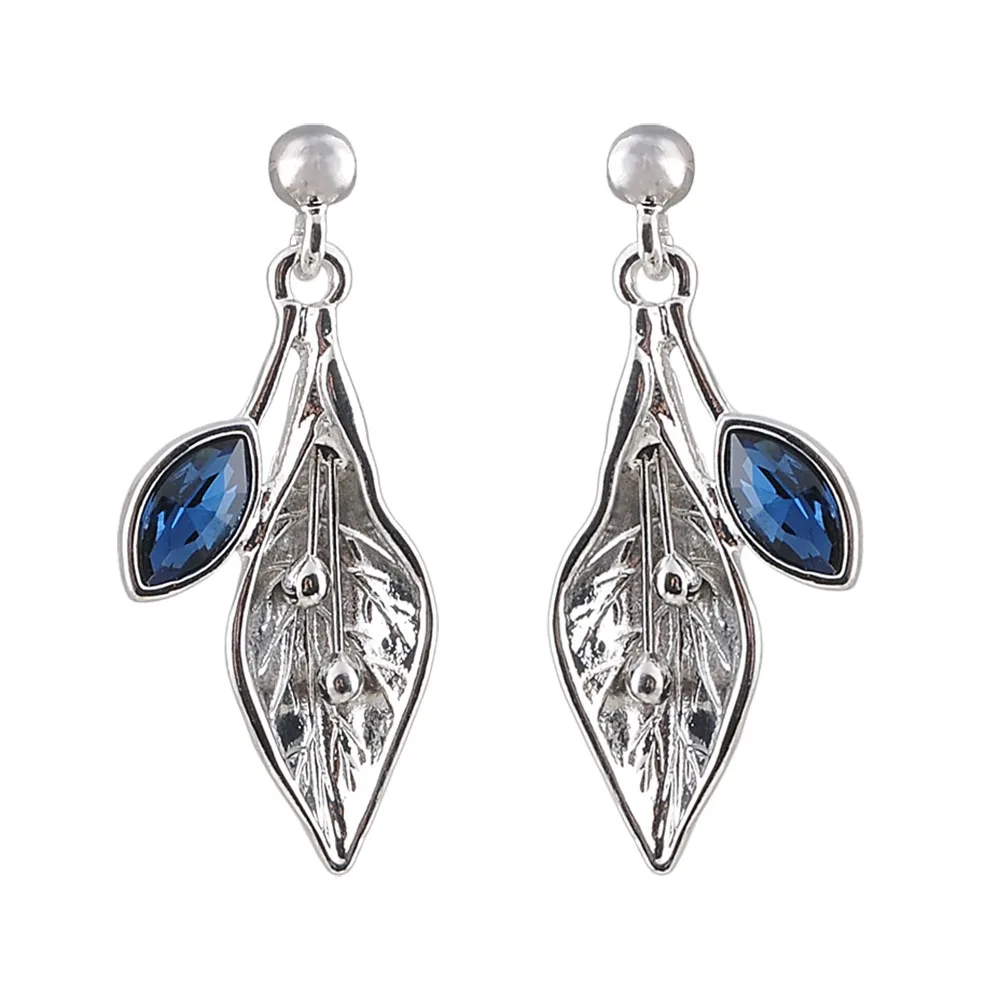 

New Fashion BohBrand Flower Leaves Drop Earrings