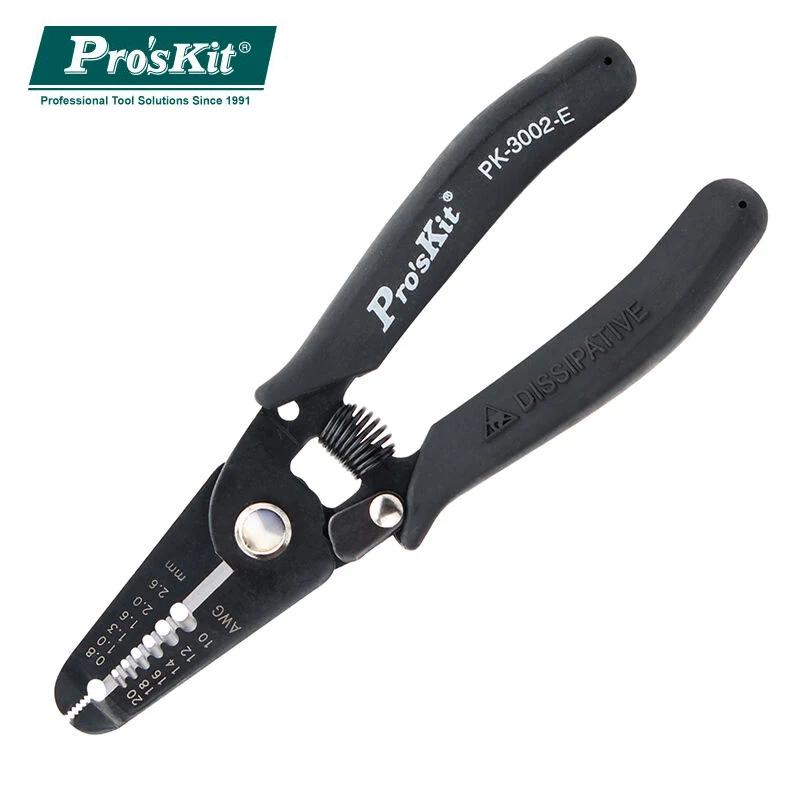 Pro'sKit CP-367A зачистки проводов саморегулирующийся изоляционный пистолет тип автоматического зачистки проводов(AWG 24~ 10/0. 2~ 6,0 мм) резак кабеля