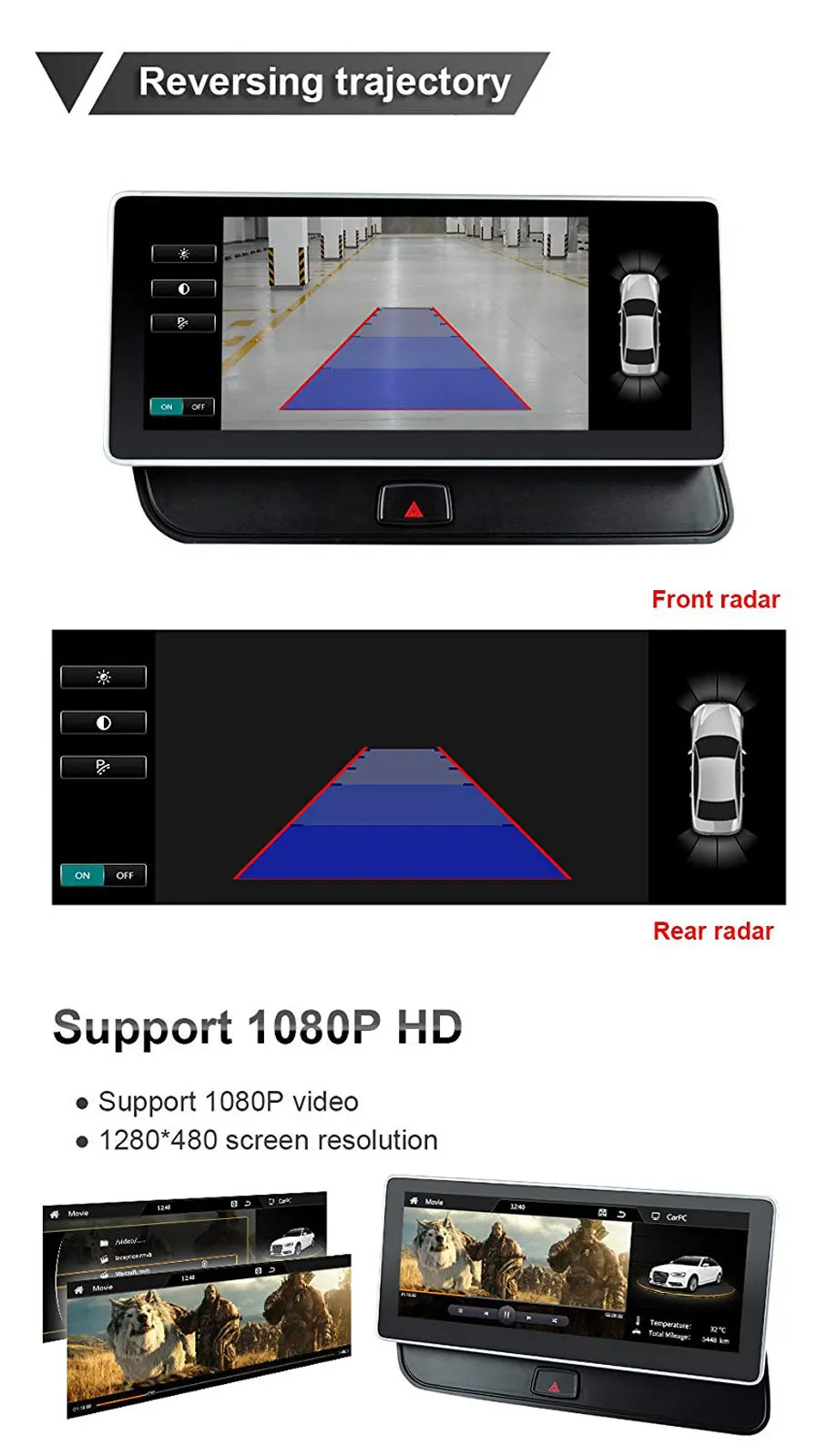 OZGQ 3g MMI Android 10,25 ''дюймовый Восьмиядерный Автомобильный мультимедийный радио плеер головное устройство Авторадио gps навигация для Audi 2010- Q5