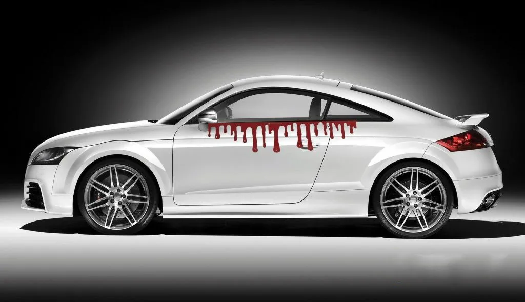 Herunterlaufendes Blood 100cm Decor Car Sticker Frontscheibenaufkleber