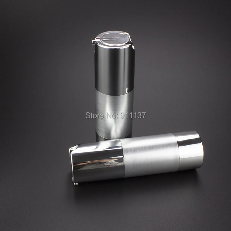 50PCS sliver 30ml airless pump packaging for cosmetic plastic 30 ml bottle with round 30ML dispenser | Красота и здоровье