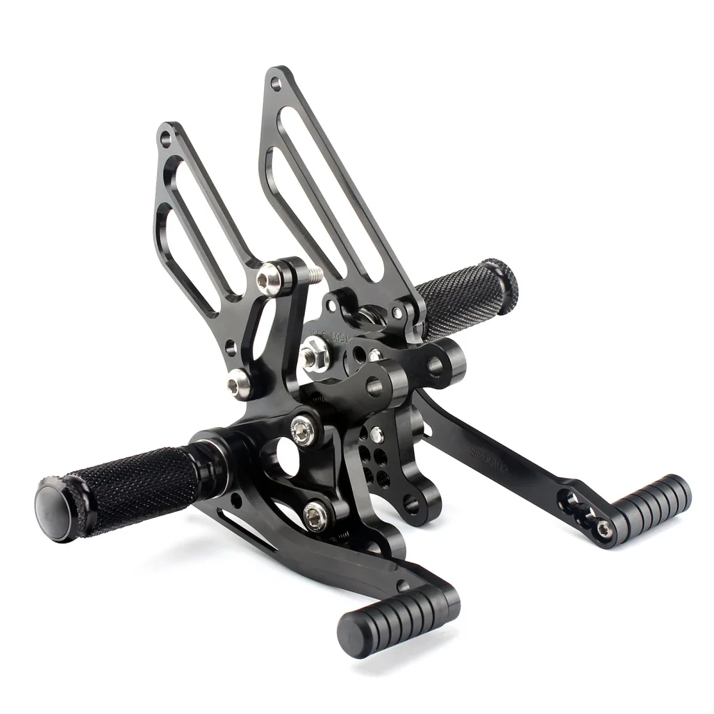 Black BIKINGBOY задний Наборы подножки опоры для ног для T595 T509 955i скорость тройной 06 07 08 09 10 опорные подножки регулируемые, для гонок - Цвет: Black