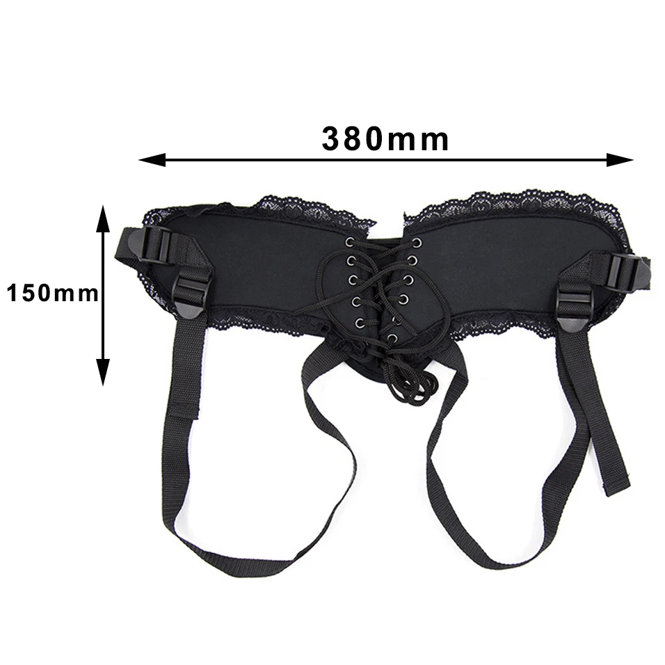 CamaTech кружевной ремешок на фаллоимитатор бондаж страпон пенис брюки с