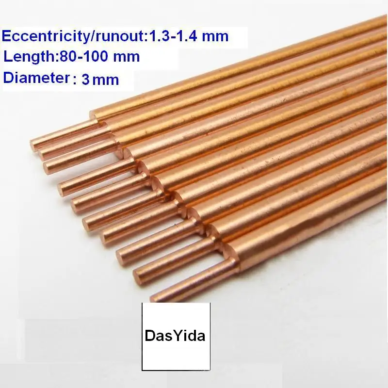 10 шт./лот спицы для точечной сварки/латунные сварочные электроды сварки|rod