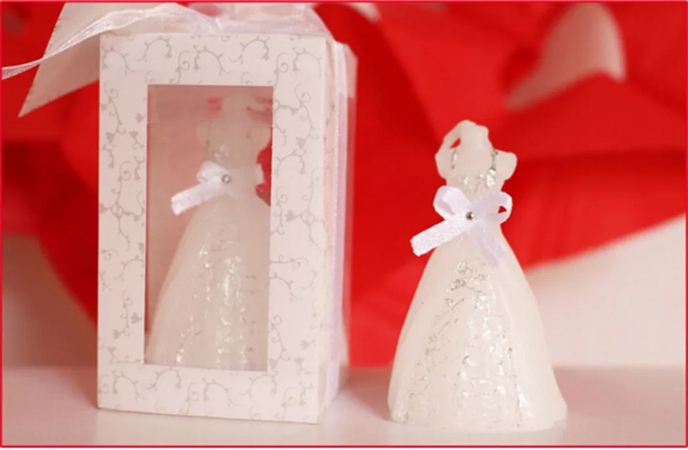 Белая свеча в форме невесты украшение для свадебной вечеринки дома 2019 | Дом и сад