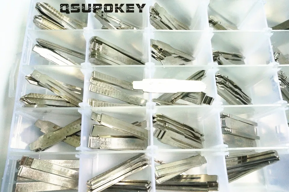 QSUPOKEY лезвие ключа с гравированной линией для Lishi 40 моделей каждая 5 шт. в коробке