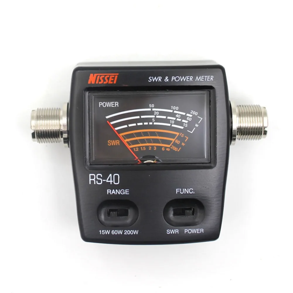 RS-40 SWR/Ватт метр NISSEI 125-525 МГц UHF/VHF M Разъем для TYT Kenwood Baofeng светодиодный экран Радио