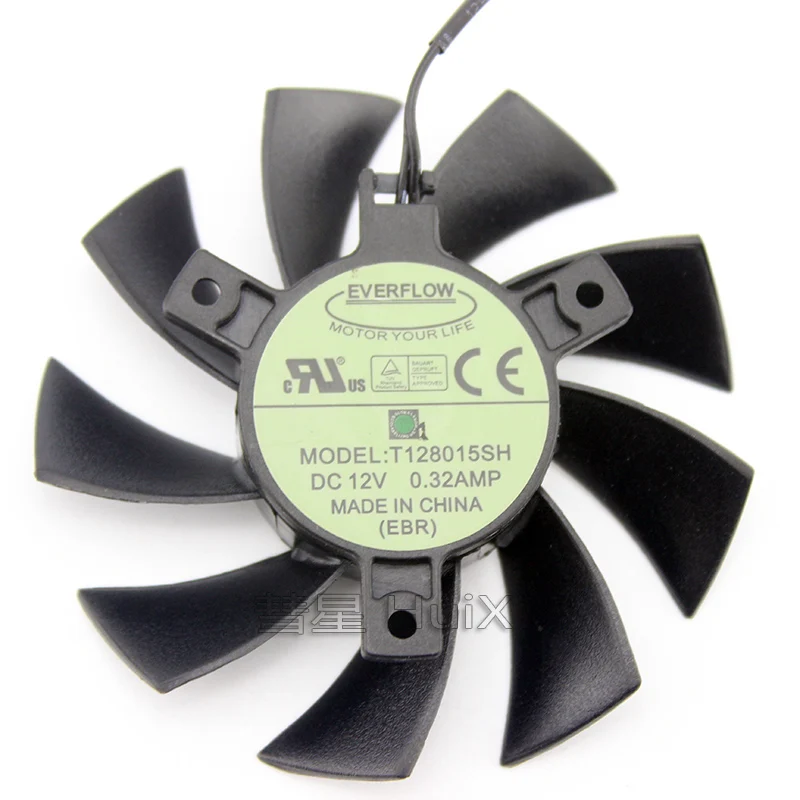 T128015SH DC12V 0.32A для EVGA GTX650 GTX650TI Вентилятор Охлаждения видеокарты|Кулеры и системы