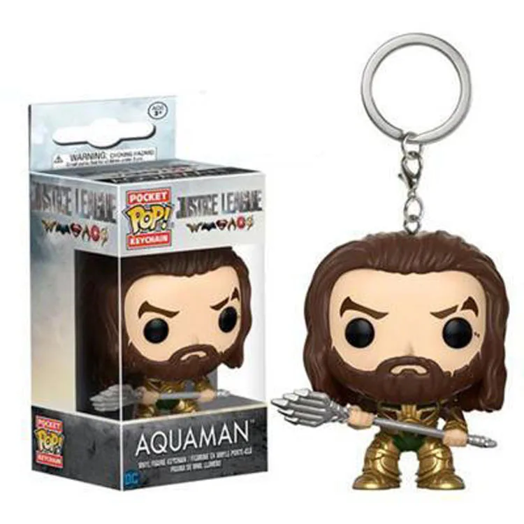 50 шт./лот Бесплатная доставка DC Aquaman Лига Справедливости персонаж милый брелок