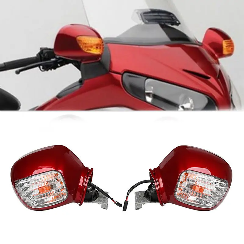 Мотоциклетное зеркало заднего вида с указателем поворота для Honda Goldwing GL1800 2001-2012