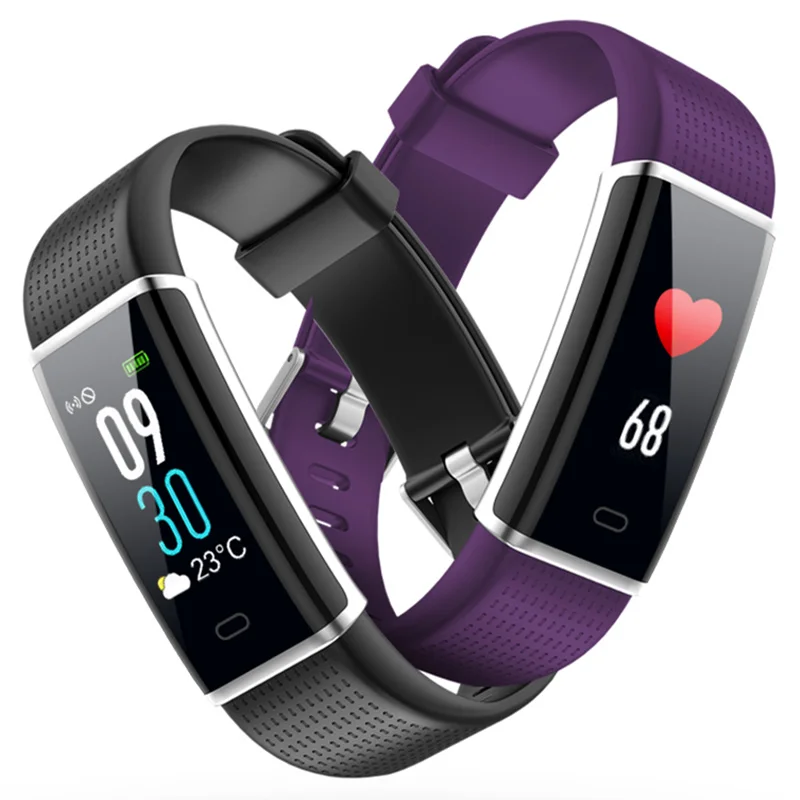 Умный браслет Bluetooth гаджет с монитором и датчиком подсчета сердечного ритма