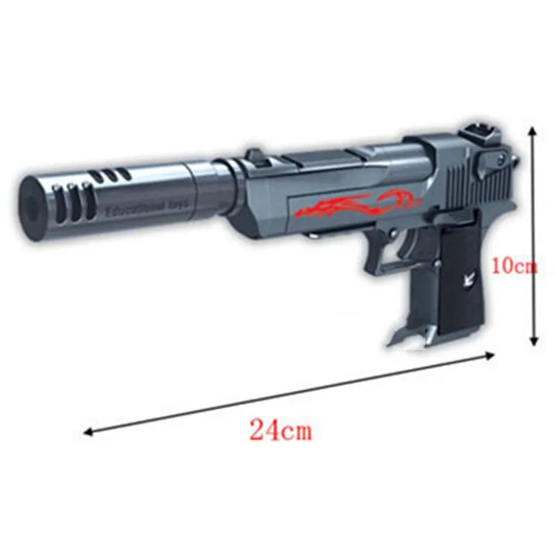 

Building Blocks Toy Gun Colt Bolt Desert Eagle Assembly Toy Puzzle Brain Game Model Can Fire Bullets with Instruction Book 6