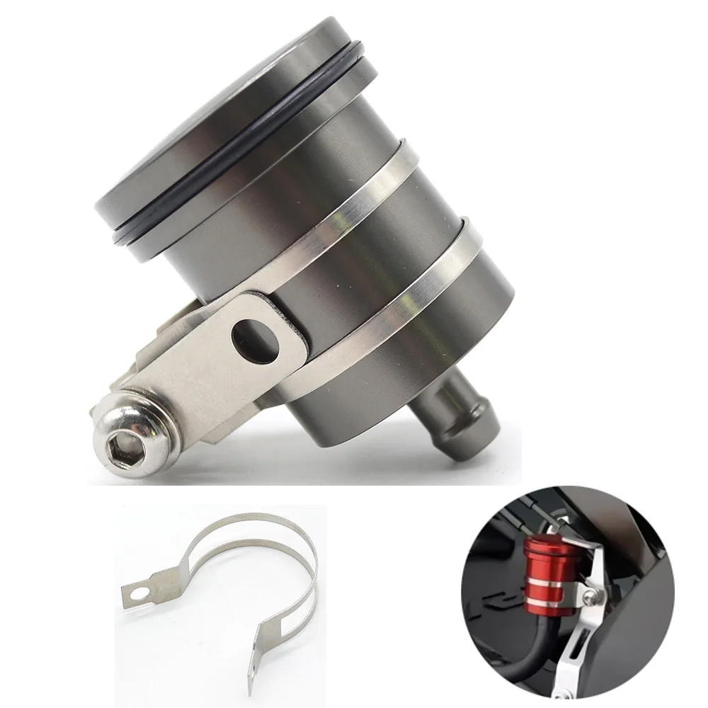 CNC Motorcycle Clutch Tank Cylinder Master Oil Cup Brake Fluid Reservoir for Yamaha MT-07 09 ABS T-Max 500 530 FZ1 6 8 YZF R1 R6 |