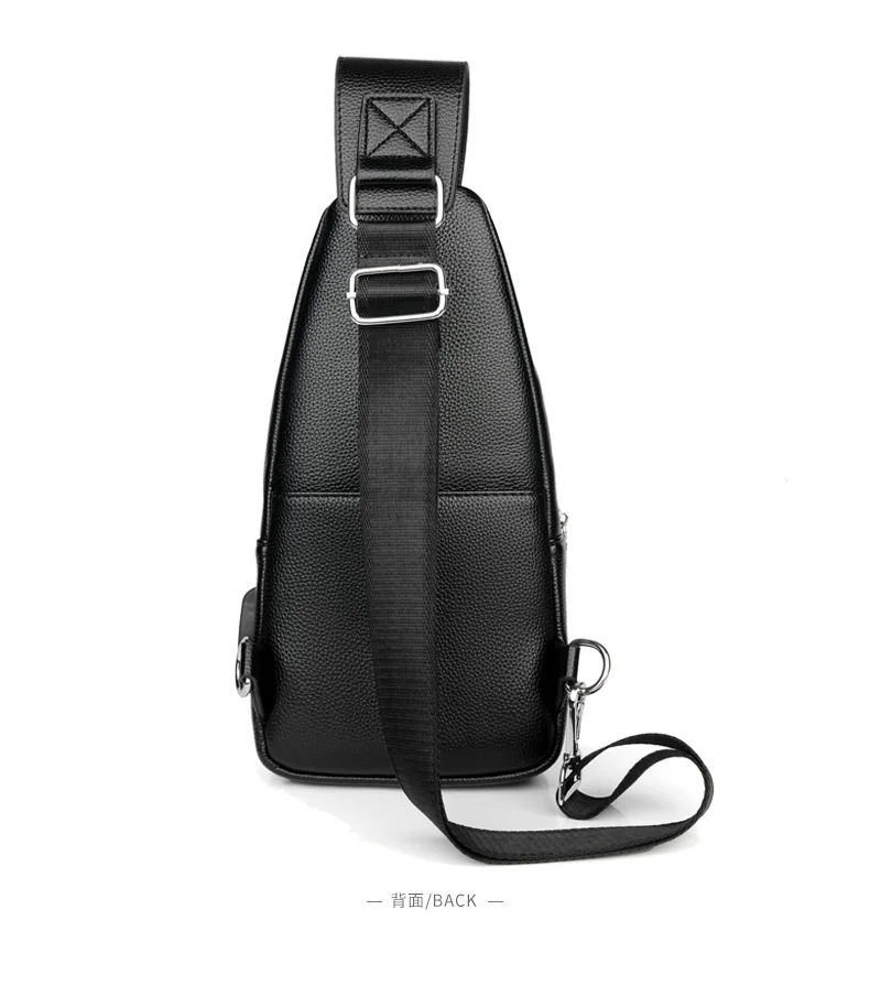 JackKevin мужская сумка Theftproof сумка кожаная грудь Crossbody мужские зарядные сумки для мужчин слинг-пакет