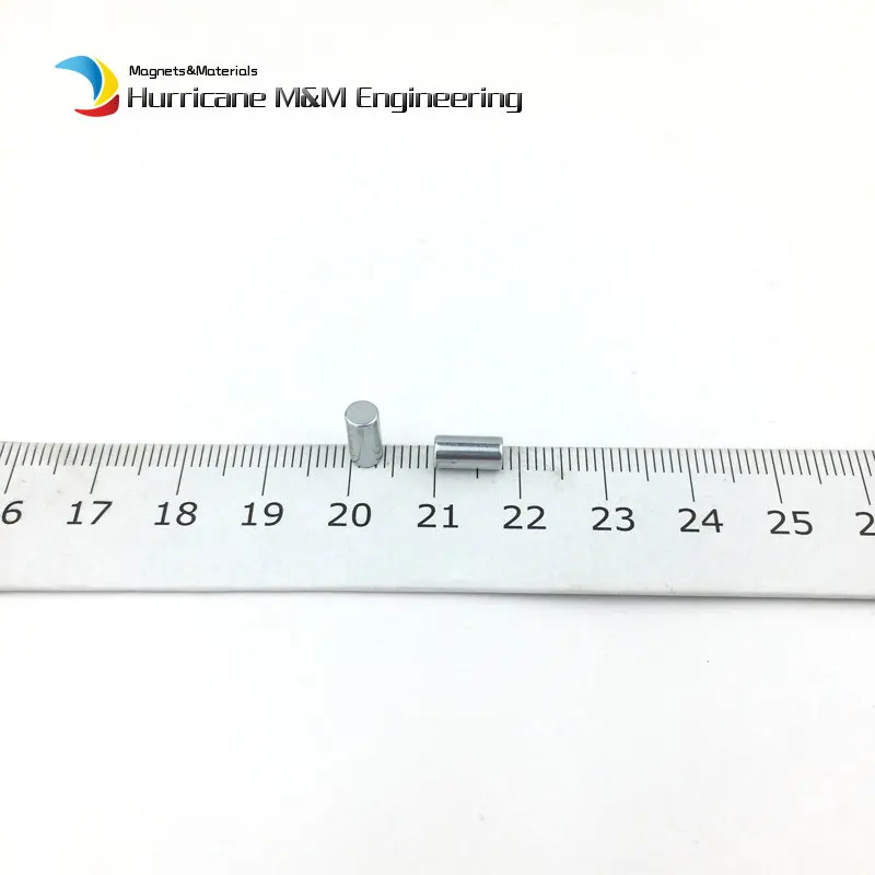 

Micro Precision Magnets Super Permanent Magnet Diameter 4x8mm Cylinder Fridge Sticker 100pcs