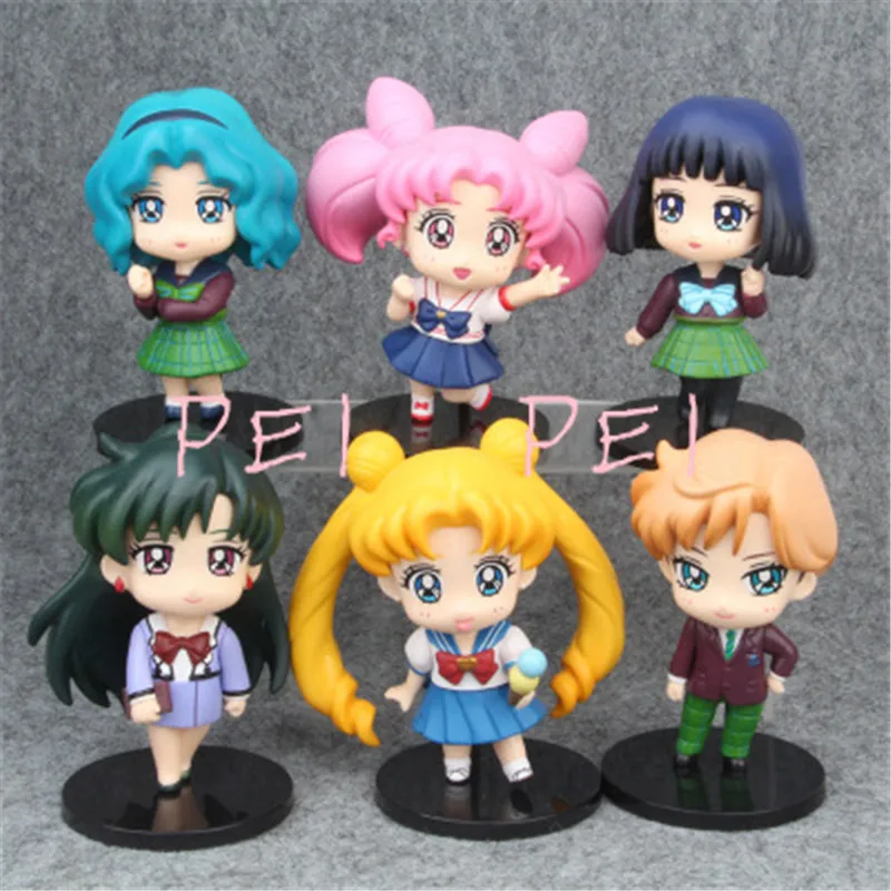 Экшн-фигурка из ПВХ игрушка в виде сердца и Вселенной Матросская луна Tsukino Usagi Chiba