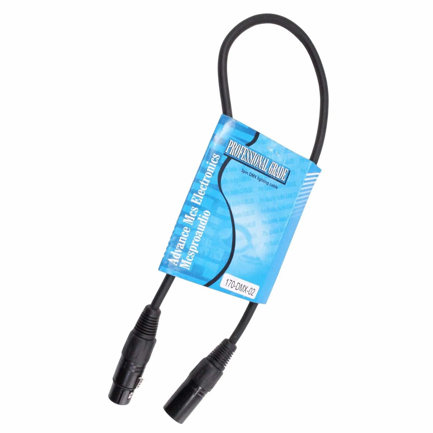 AABB-5 в упаковке 2 фута длина стопы 3 штифта папа-Мама XLR экранированный DMX кабель для