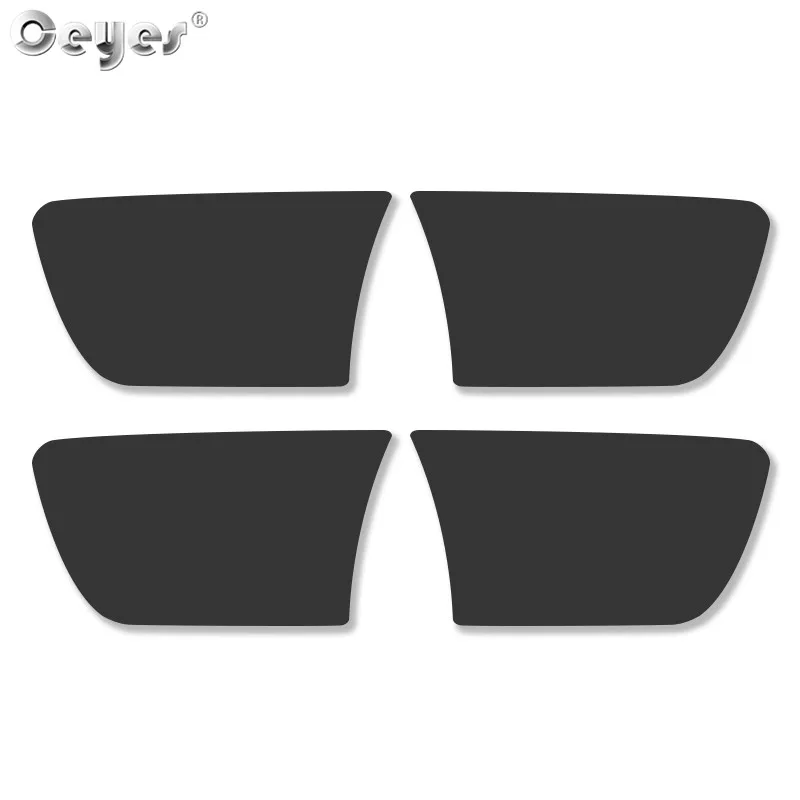 Black 4pcs Ceyes, автомобильный Стайлинг, авто аксессуары, автомобильная дверная чаша, ручки, накладки, наклейки для интерьера, чехол для Toyota Camry 2012 2013, 4 шт - Название цвета: Black 4pcs