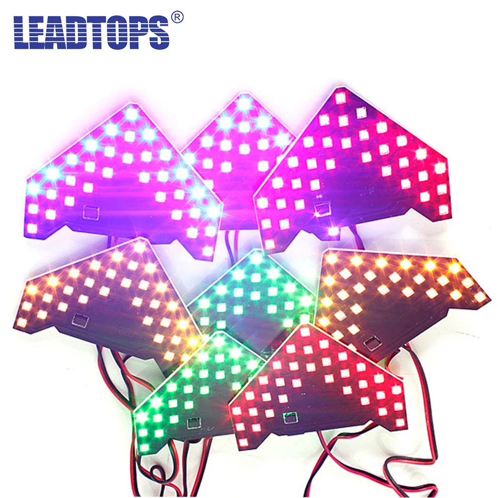 LEADTOPS 2 шт. 33 SMD светодиодные панели со стрелками указатель поворота бокового