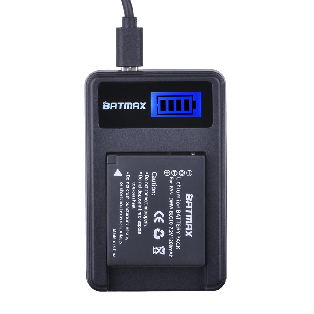 1 шт. DMW-BLG10 ДМВ BLG10 ДМВ BLE9 Камера Батарея+ USB ЖК-дисплей Зарядное устройство для цифрового фотоаппарата Panasonic DMC GF6 GX7 GF3 GF5 DMW-BLG10GK LX100 GX80 GX85
