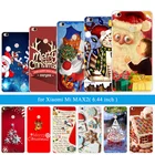 Для Xiaomi Mi Max 2 Fundas для Xiaomi mi max2 чехол для телефона Мягкий Силиконовый ТПУ чехол для Xiaomi Max 2 Рождественская Ночная задняя крышка