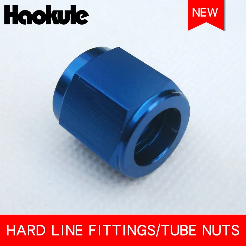 AN6 TUBE NUTS Производительность 6AN AN6 трубные гайки/3/" жесткая трубчатая гайка и втулка для гоночных автомобилей трансмиссионные комплекты масляных охладителей - Цвет: AN6 TUBE NUTS