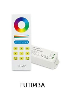 Mi. Светильник RGB/RGBW/RGB+ CCT контроллер светодиодной ленты 12 В~ 24 В; 2,4G беспроводной умный пульт дистанционного управления - Цвет: FUT043A