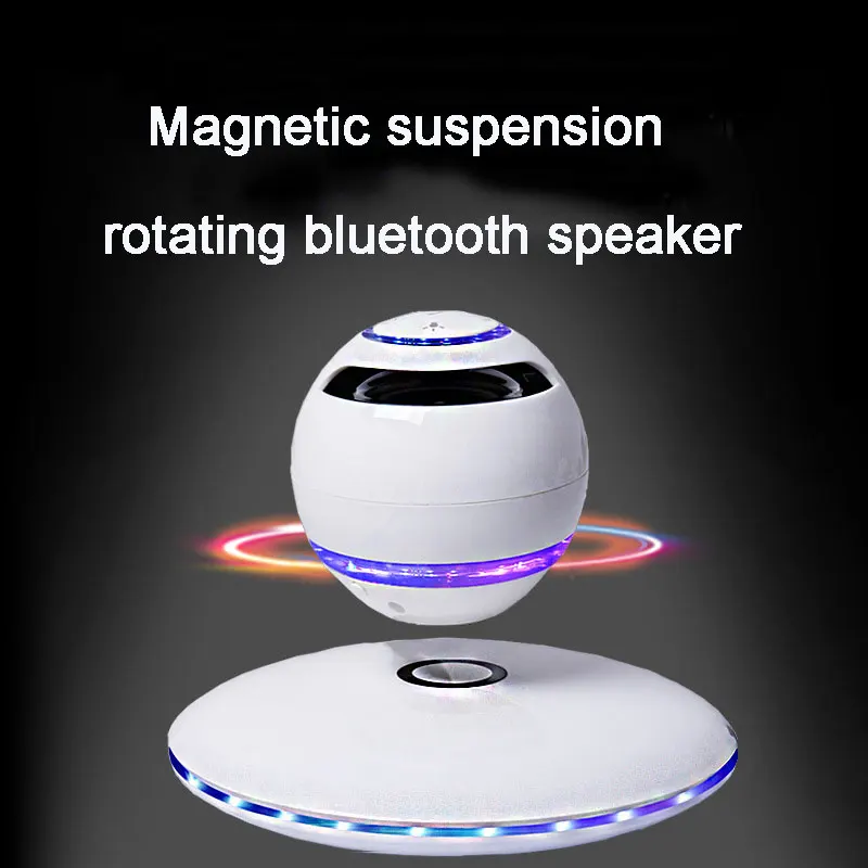 Creativity Magnetic suspension rotating speaker bluetooth Bass Portable for Subwoofer Separate HIFI wireless computer speakers |