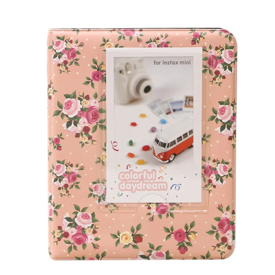 Пленка Fujifilm Instax Mini 10-100 лист для Fujifilm Instax Mini 7s 8 25 90 9 Instax camera Mini 8 9 пленка с фотоальбомом - Цвет: Pink Photo Album