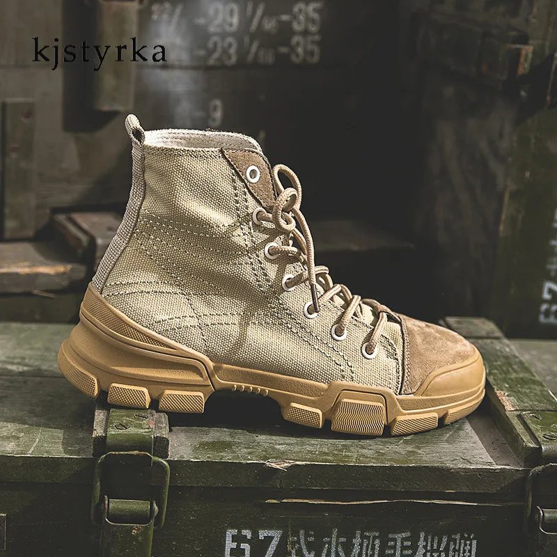 Kjstyrka zapatillas mujer модные удобные повседневные женские кроссовки с высоким берцем женские теннисные Нескользящие эспадрильи
