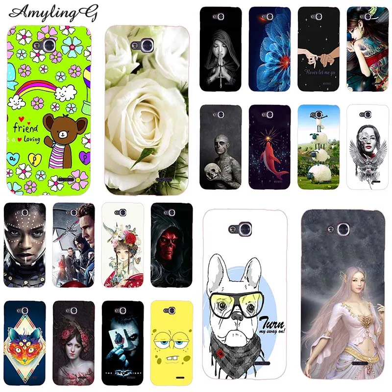 Phone Cases For For LG Optimus L90 D410 D405 D405N Case Print Rose Wolf Patterned Cover Soft Silicone Back Shell Fundas Para