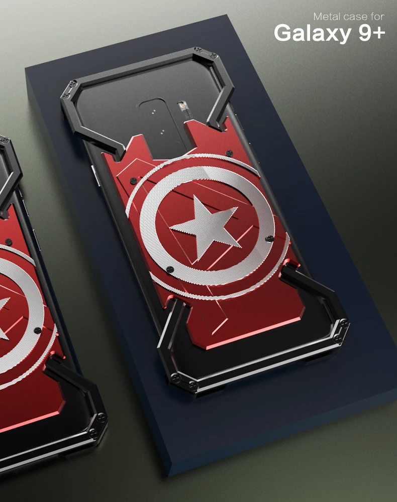 Супер герой металлический корпус для samsung Galaxy S10 S9 S8 плюс S10e примечание 9 8 5 S7 S6 Edge чехол Человек-паук мужское кольцо защитный чехол для телефона сумка