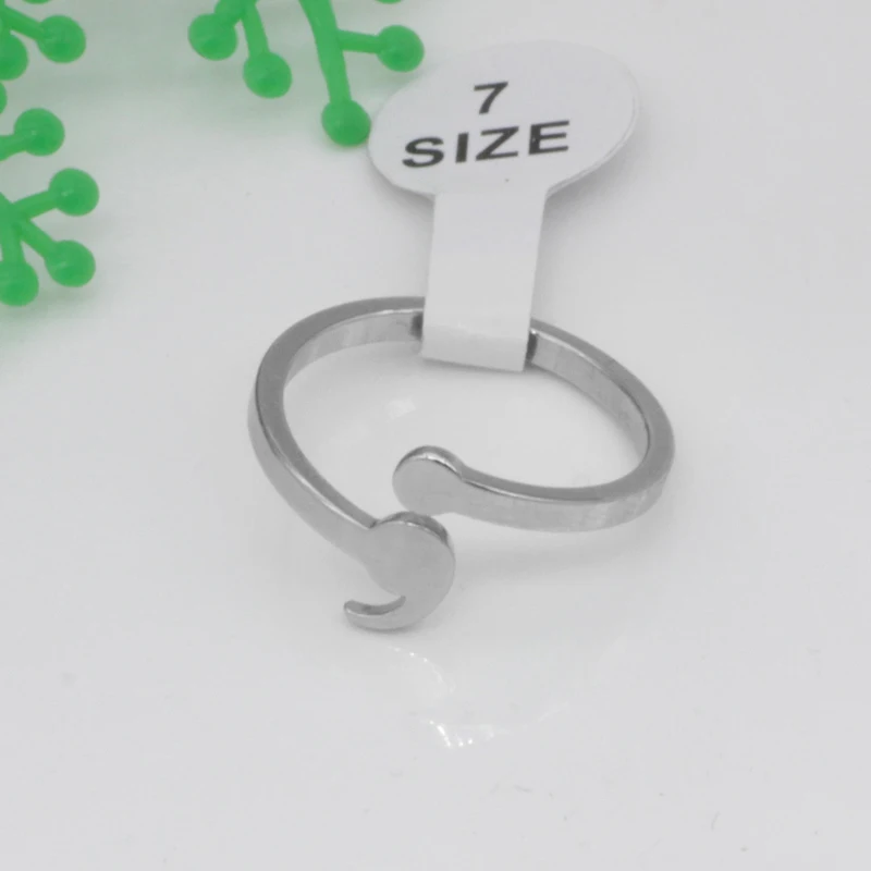 Кольцо Semicolon для девушек регулируемое кольцо искусственное вдохновляющее