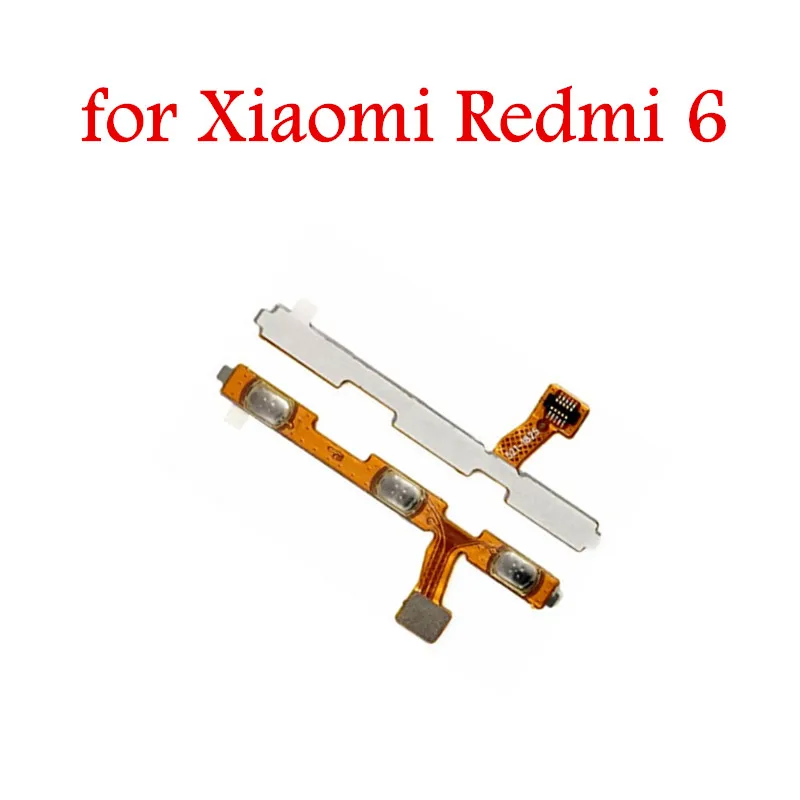 Боковая кнопка громкости для Xiaomi Redmi 6 гибкий кабель включения/выключения Redmi6