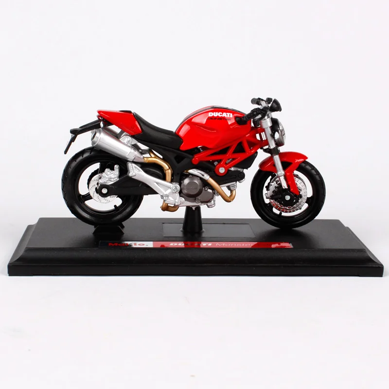 Мото-велосипед MAISTO 1:18 Ducati Monster 696 литая модель игрушка новинка в коробке 08056 |