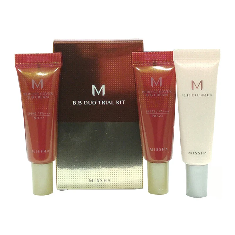 MISSHA M BB Duo пробный набор B ( #23 #27 ) Boomer праймер 10 мл + идеальное покрытие крем