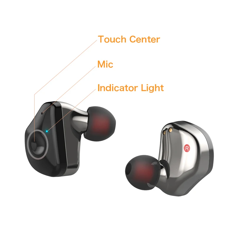 Wonstart TWS мини беспроводные наушники с Bluetooth гарнитурой сенсорное управление бас