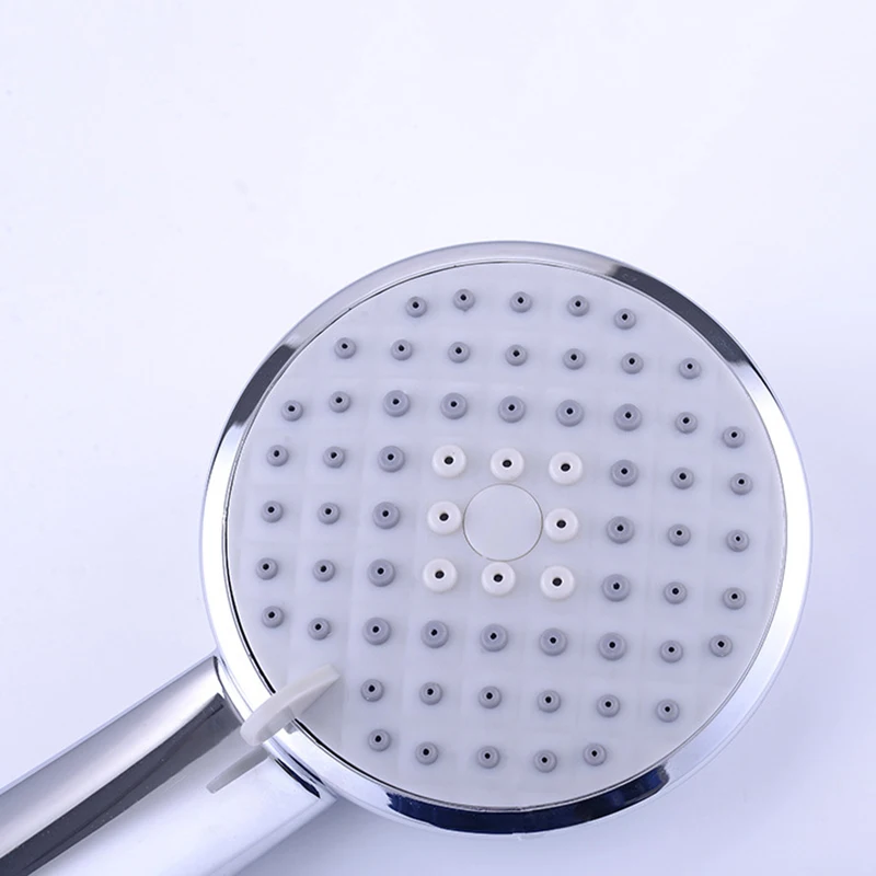 

SHAI 3 Function Hand held Water Saving ABS Shower Head Chrome Plated Rain Shower NIERSI Bathroom Accessories Round Nozzle SP007