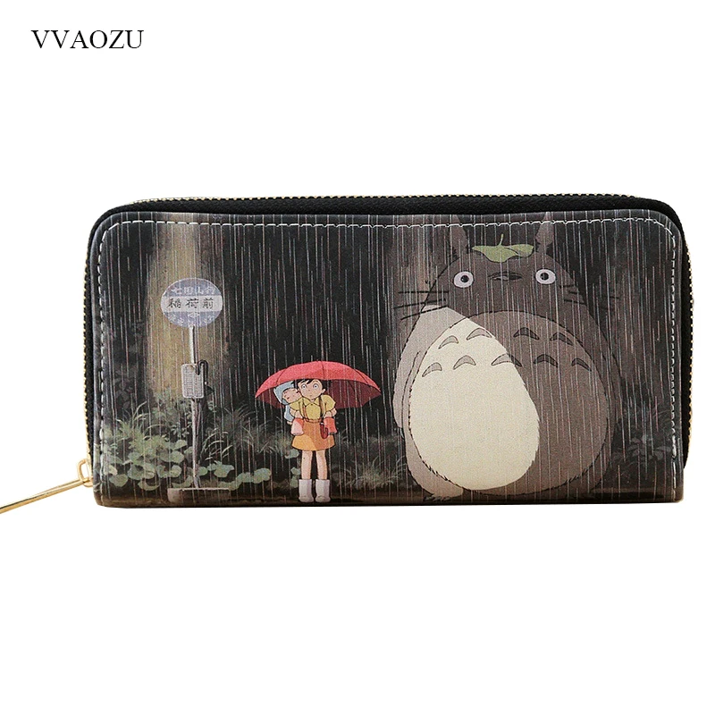 Yuri On Ice Женский кошелек Lovelive Totoro, женский клатч из искусственной кожи, держатель для карт и удостоверений личности, кошелек для денег, женские кошельки и кошельки