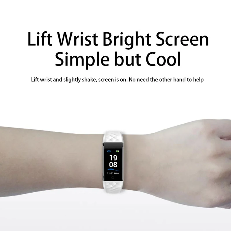 Фитнес-трекер цветной умный Браслет BOWANG активность Smartband монитор сердечного