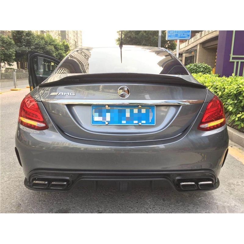 C63 4-дверный седан из углеродного волокна/FRP для Mercedes-Benz новый c-класс W205 2016-17 PSM