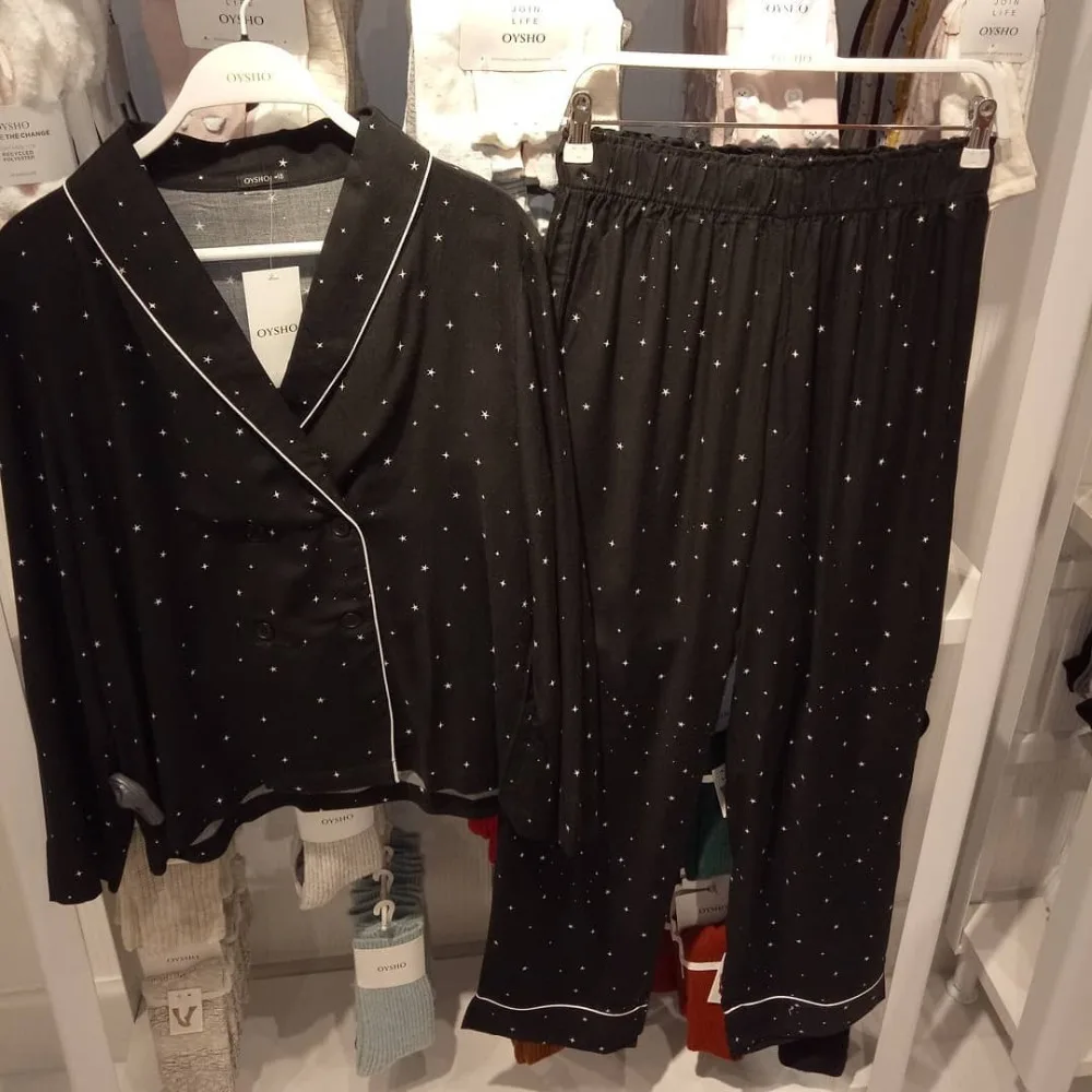Хлопковая пижама, пижамный комплект для женщин, длинный комплект, shein, Пижама, женская одежда, pjs