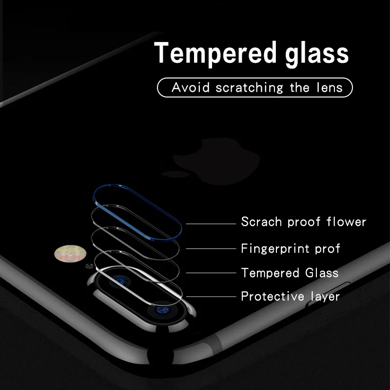 IONCT (2 шт./партия) Защитное стекло для iPhone 7 задняя камера объектив Plus защита экрана