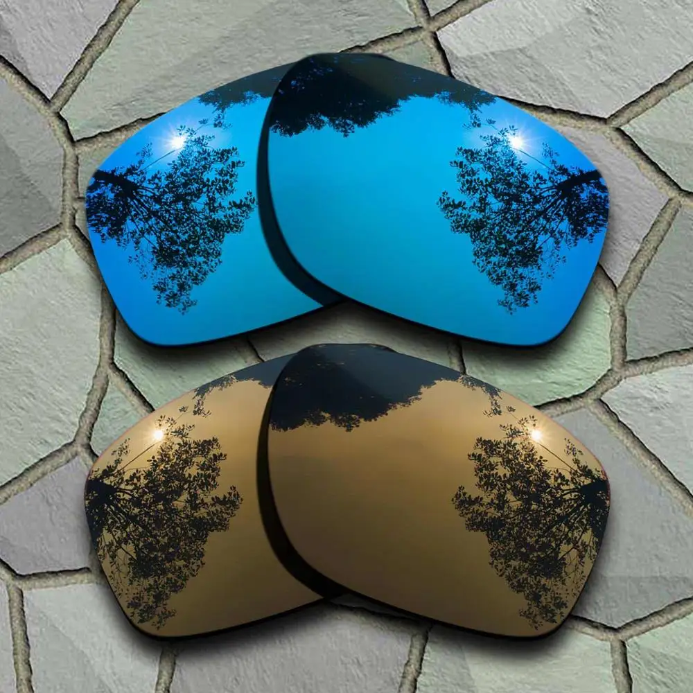 Blue-Bronze Copper Солнцезащитные очки поляризованные Сменные линзы для солнцезащитных очков - Цвет линз: Blue-Bronze Copper