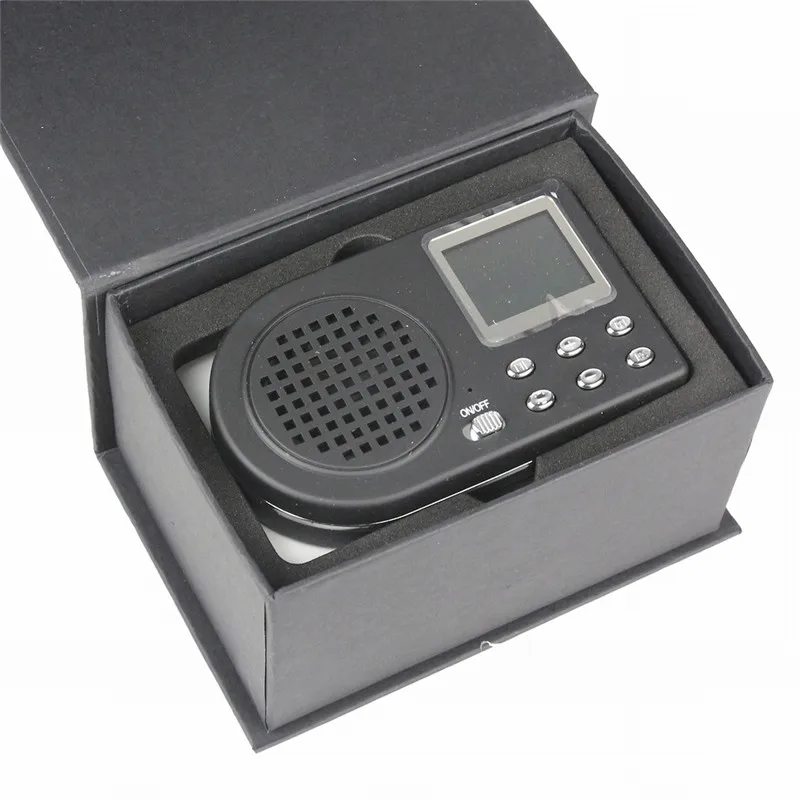 Открытый охотничьи птицы звонящий манок Molle MP3 плеер птицы громкоговорящий цифровой ЖК-экран пение устройство усилитель пульт дистанционного управления