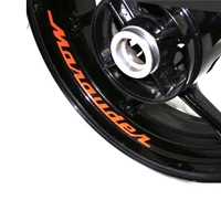a set of 8pcs high quality motorcycle wheel sticker decal reflective rim bike motorcycle suitable for suzuki marduder