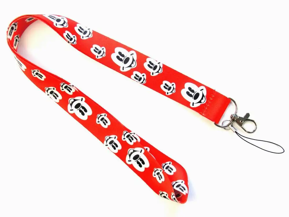 20 PCS F 20 шт Микки и Минни Мышь ланъярды для брелоков держатель удостоверения личности брелоки ремешки для мобильного телефона - Цвет: 20 PCS F
