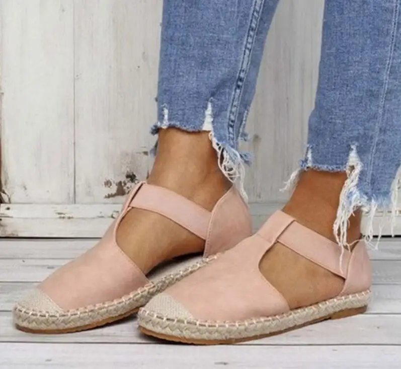 Sandalias mujer Женские летние босоножки на низком каблуке Обувь без шнуровки с