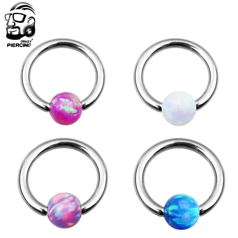Кольцо для пирсинга носа Серебристое украшение 1 шт.|piercing body jewelry|body jewelrygem nose ring |